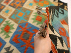Afghan Maimana Kilim Rug | 4' 2