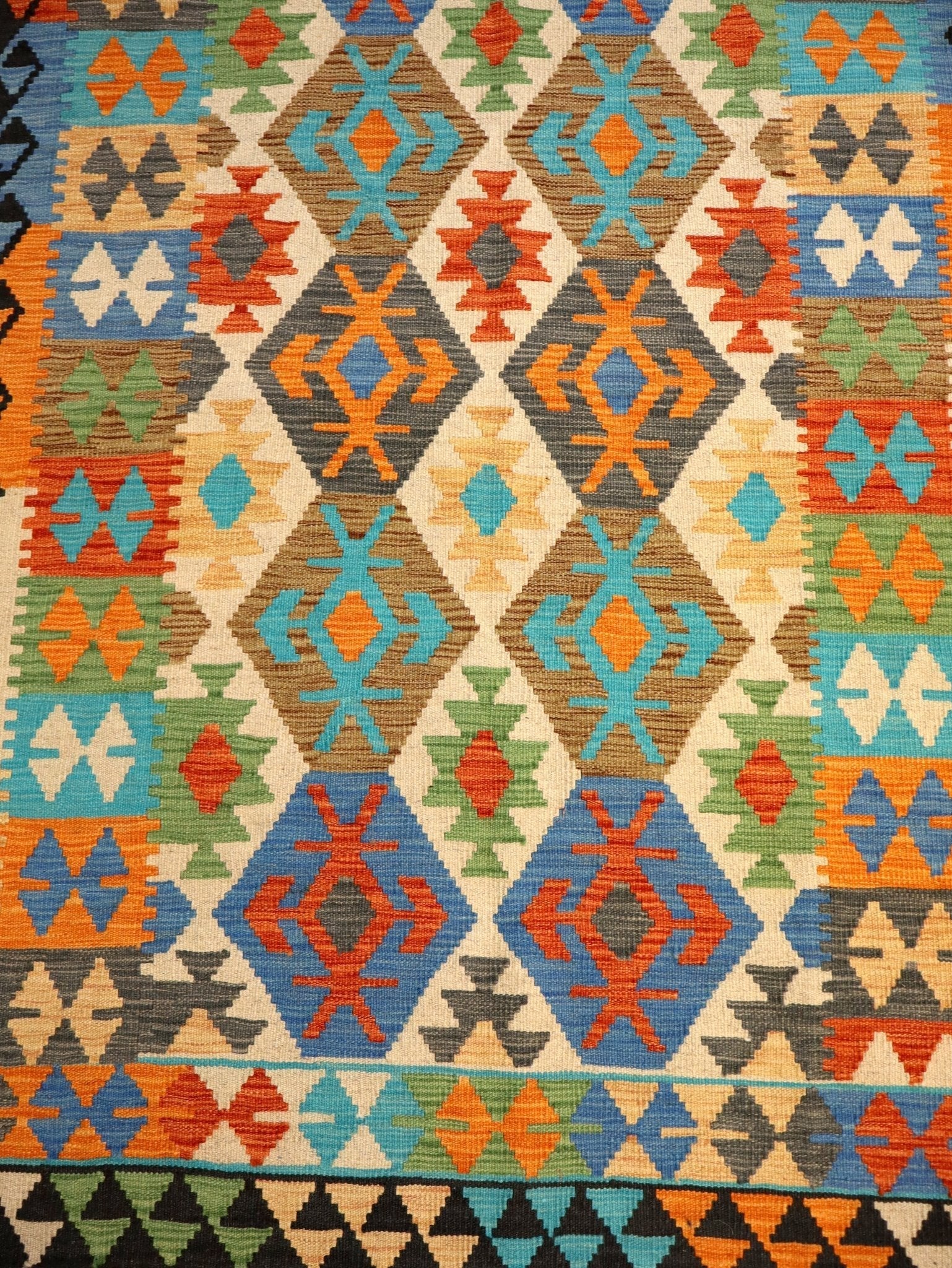 Afghan Maimana Kilim Rug | 4' 2