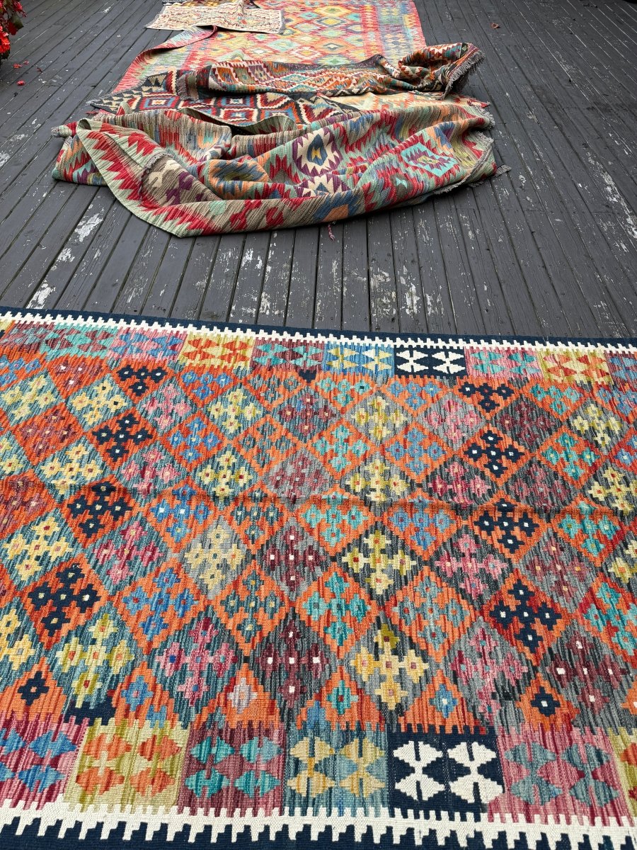 Afghan Maimana Kilim Rug | 4' 6