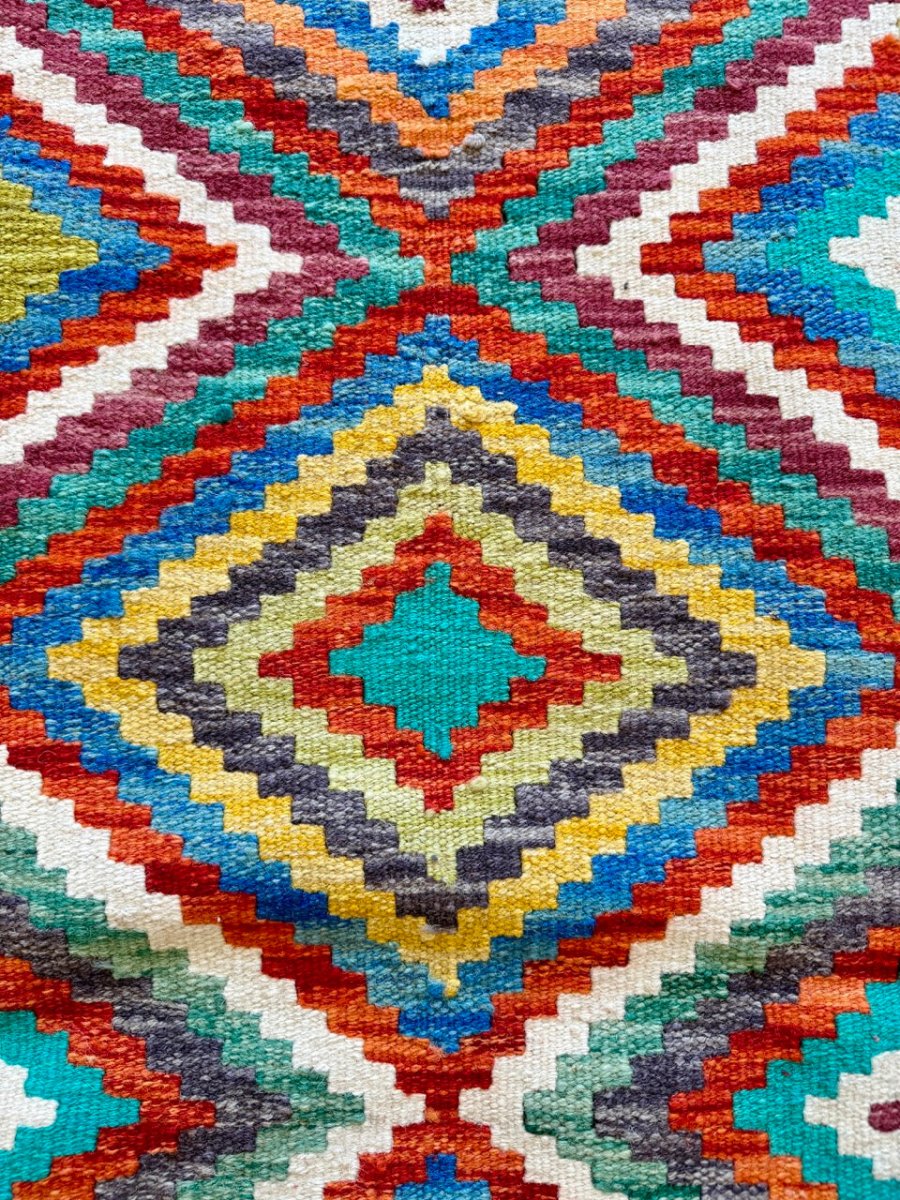 Afghan Maimana Kilim Rug | 5' 1