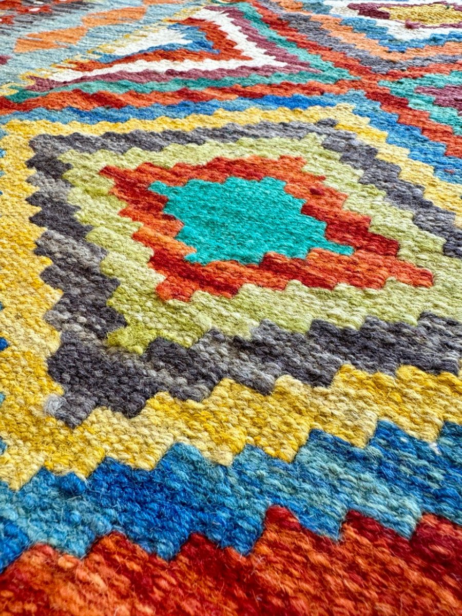 Afghan Maimana Kilim Rug | 5' 1