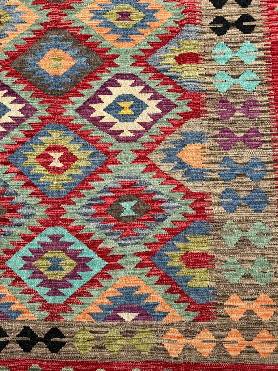 Afghan Maimana Kilim Rug | 5' 10