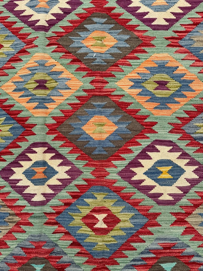 Afghan Maimana Kilim Rug | 5' 10