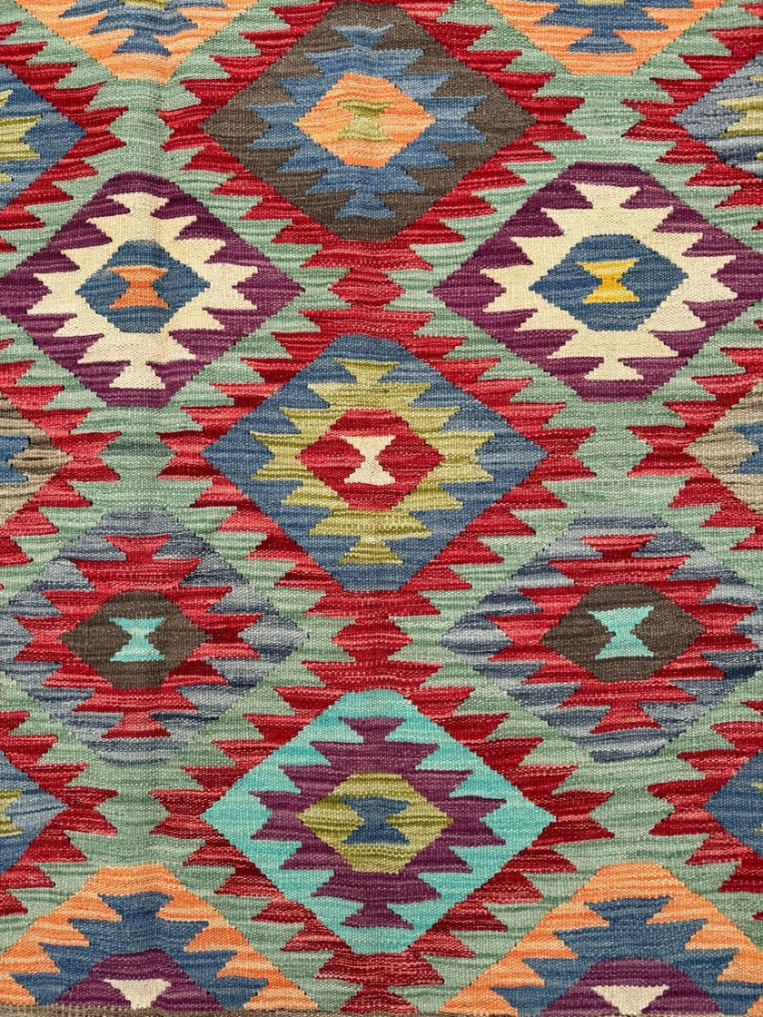 Afghan Maimana Kilim Rug | 5' 10