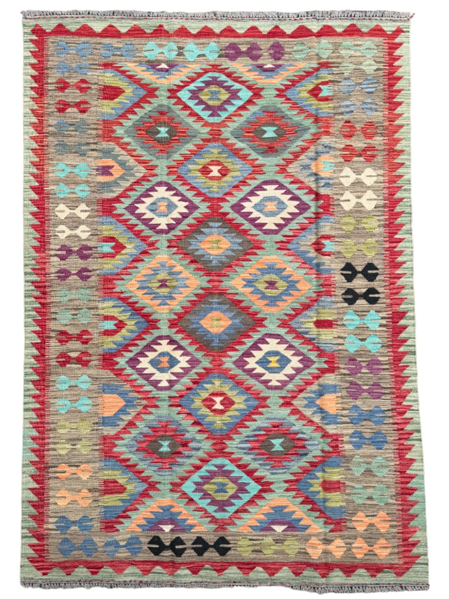 Afghan Maimana Kilim Rug | 5' 10