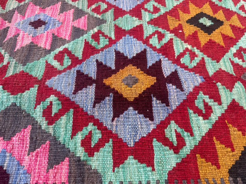 Afghan Maimana Kilim Rug | 5' 5
