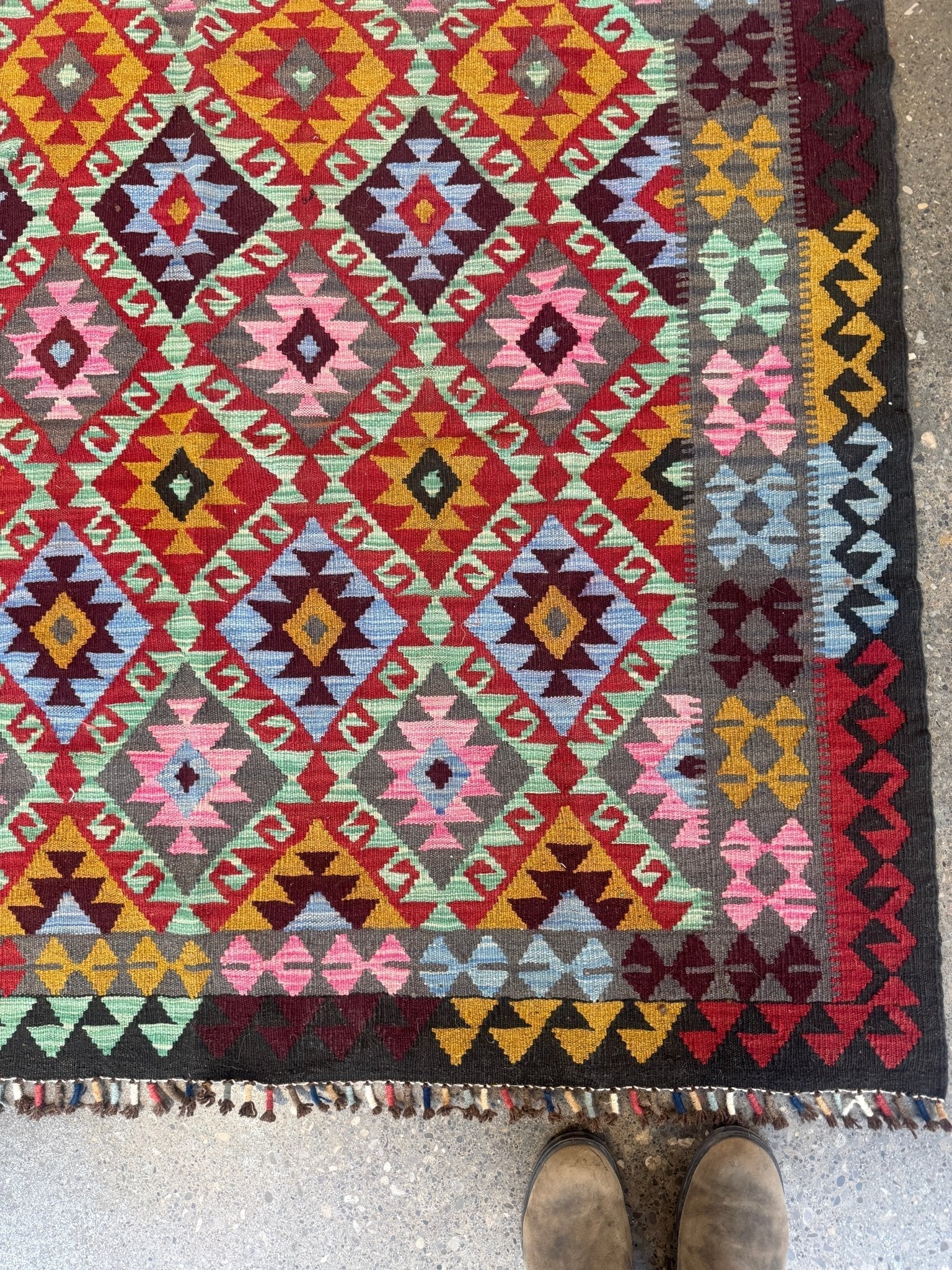 Afghan Maimana Kilim Rug | 5' 5