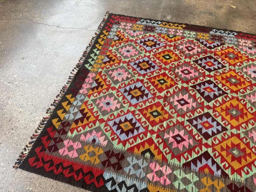 Afghan Maimana Kilim Rug | 5' 5