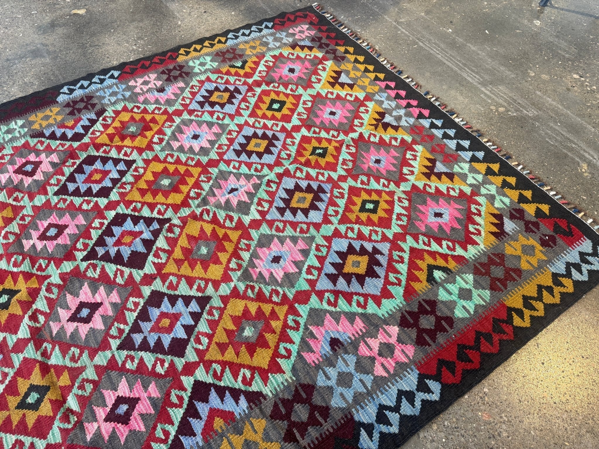 Afghan Maimana Kilim Rug | 5' 5
