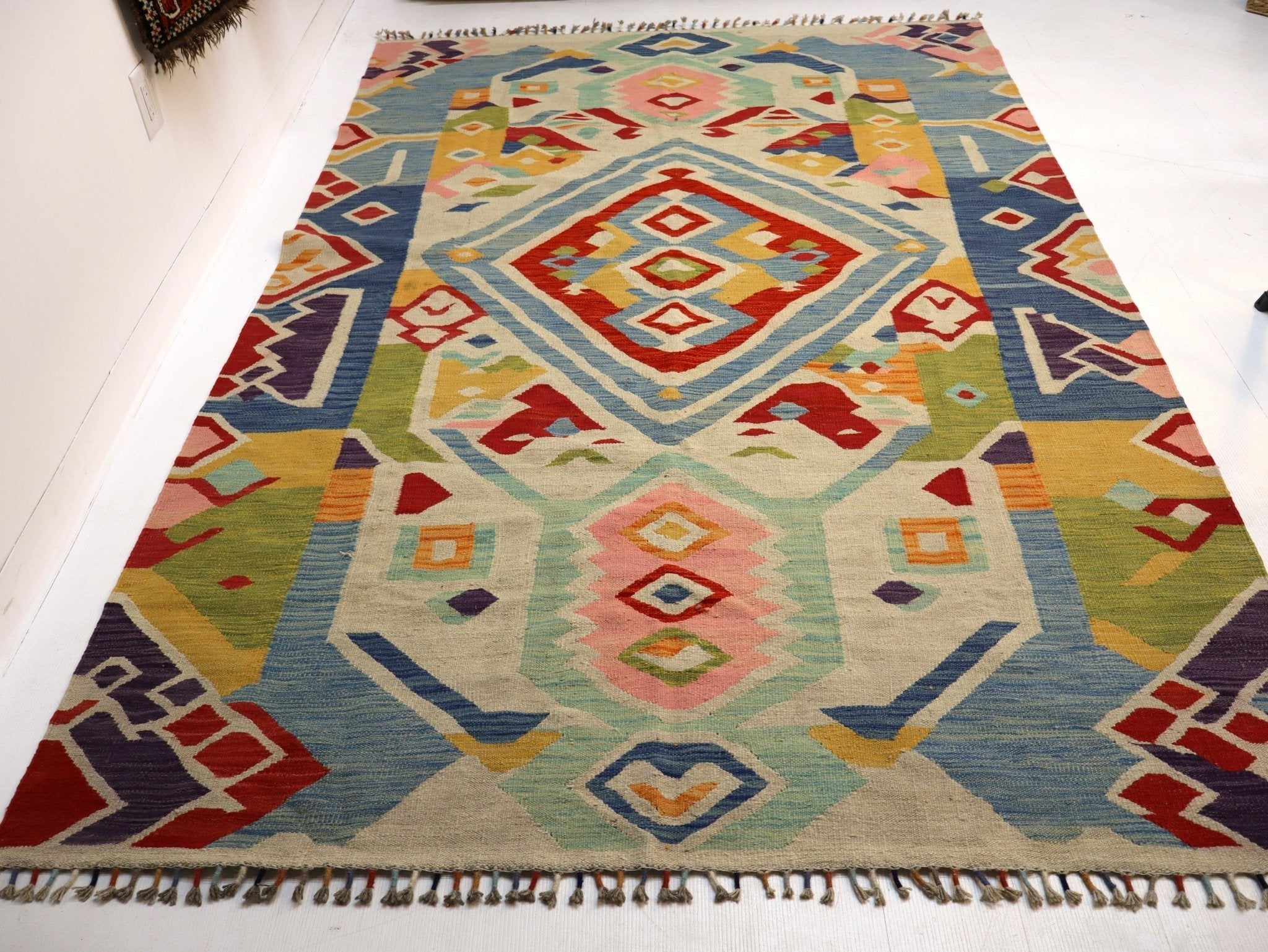 Afghan Maimana Kilim Rug | 5' 7