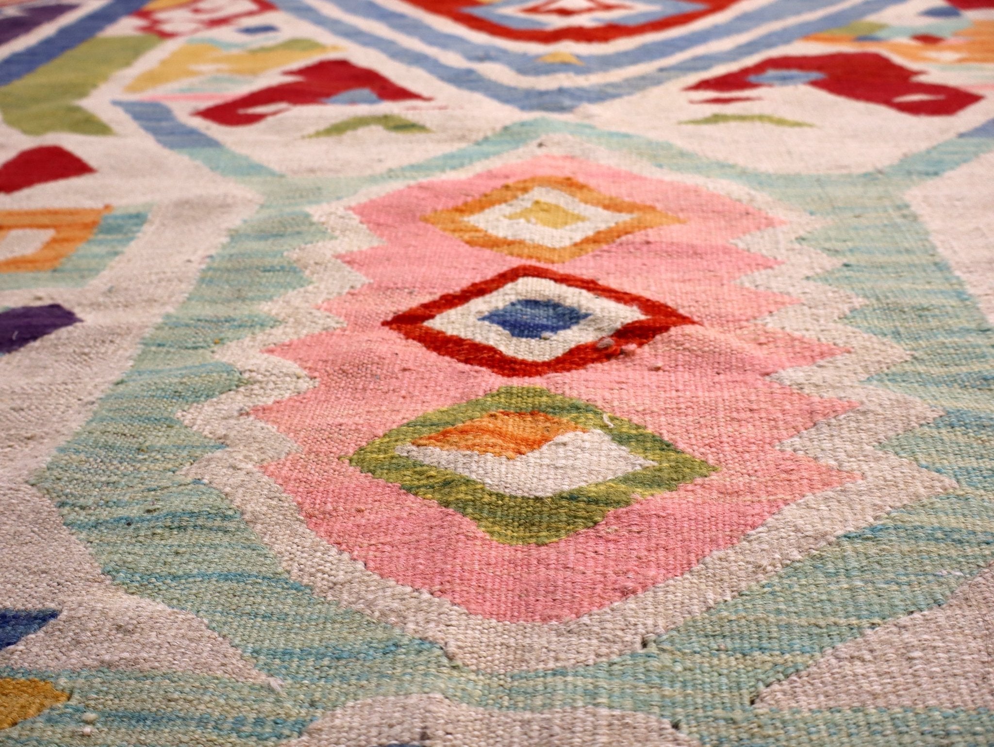 Afghan Maimana Kilim Rug | 5' 7