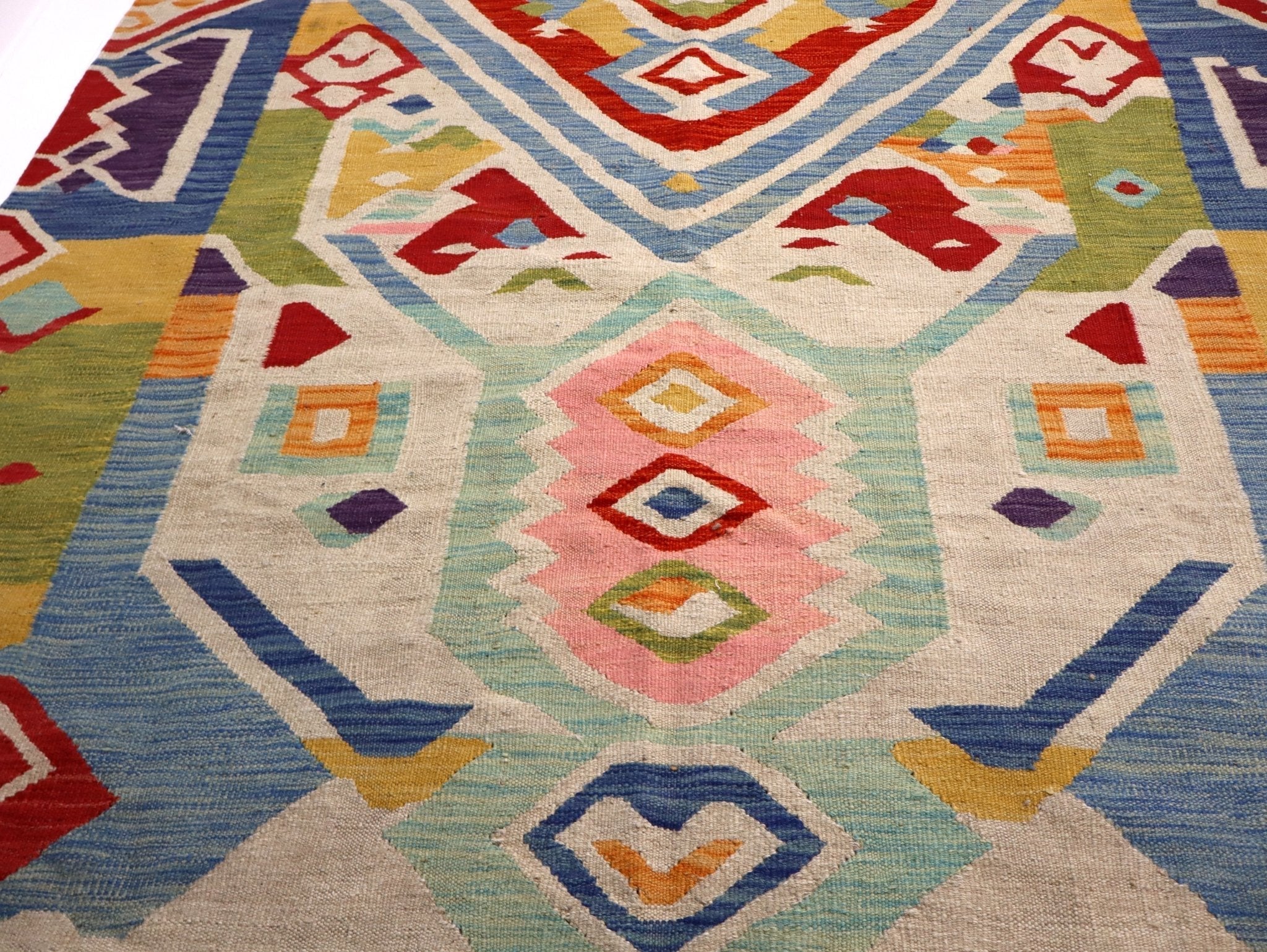 Afghan Maimana Kilim Rug | 5' 7