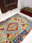 Afghan Maimana Kilim Rug | 5' 7