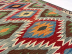 Afghan Maimana Kilim Rug | 5' x 6' 7