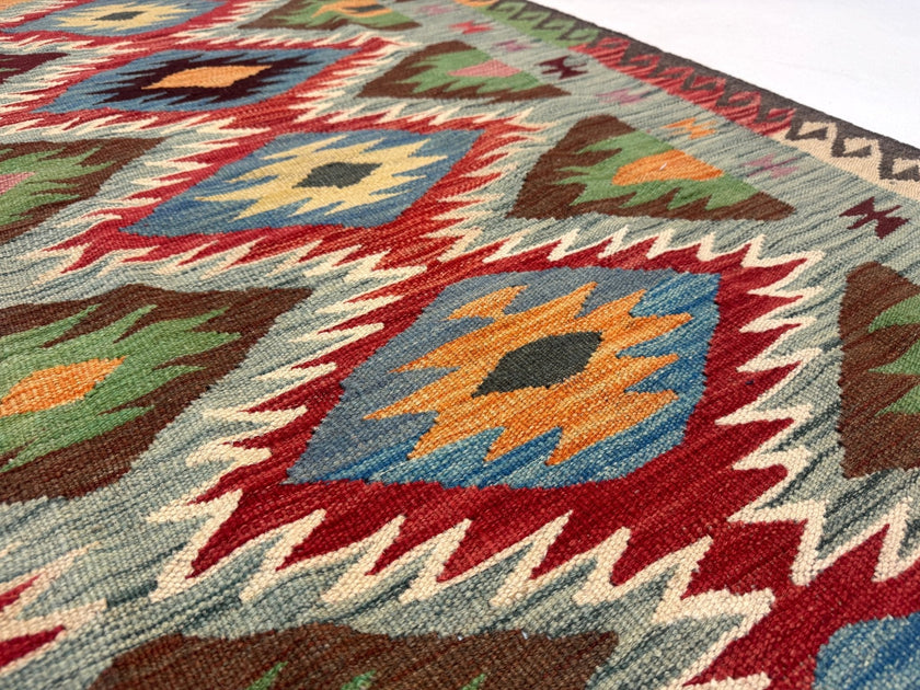 Afghan Maimana Kilim Rug | 5' x 6' 7