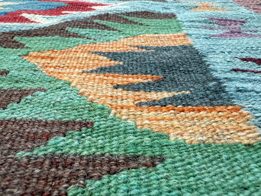 Afghan Maimana Kilim Rug | 5' x 6' 7