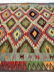 Afghan Maimana Kilim Rug | 5' x 6' 7