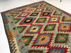 Afghan Maimana Kilim Rug | 5' x 6' 7