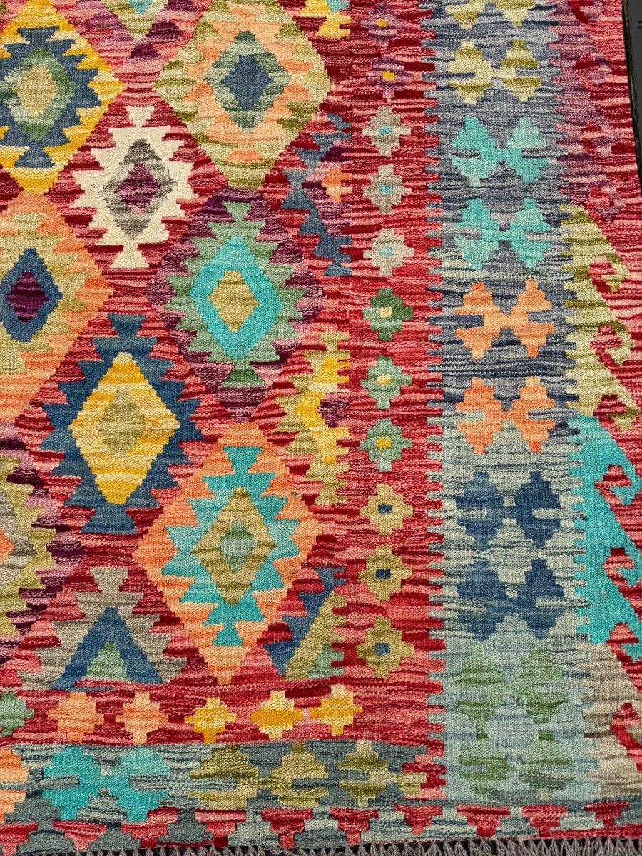 Afghan Maimana Kilim Rug | 6' 1