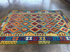 Afghan Maimana Kilim Rug | 6' 10