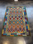 Afghan Maimana Kilim Rug | 6' 10