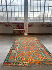 Afghan Maimana Kilim Rug | 6' 6