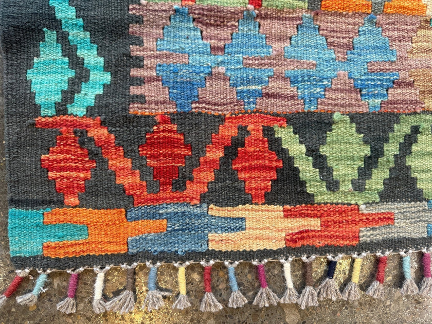 Afghan Maimana Kilim Rug | 6' 6
