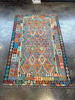 Afghan Maimana Kilim Rug | 6' 6
