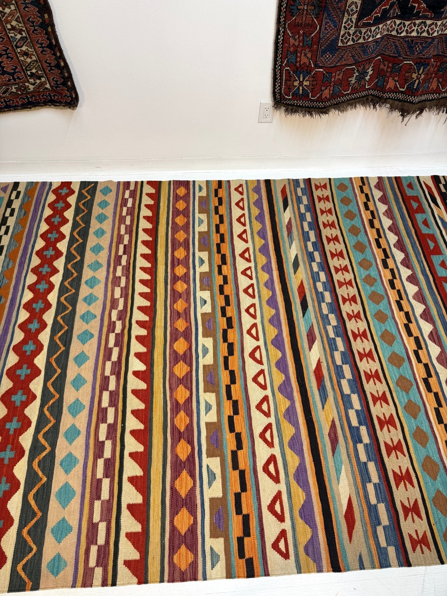 Afghan Maimana Kilim Rug | 6' 7