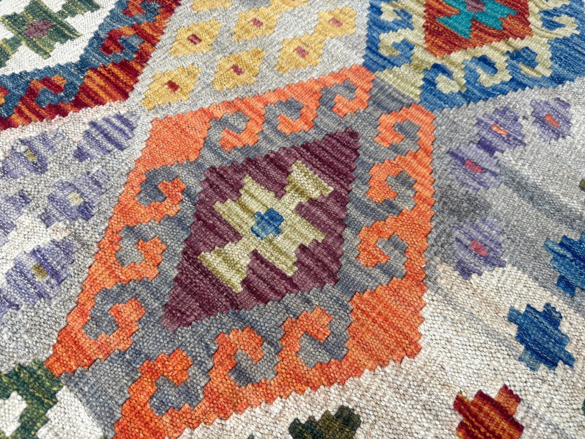 Afghan Maimana Kilim Rug | 7' x 9' 11