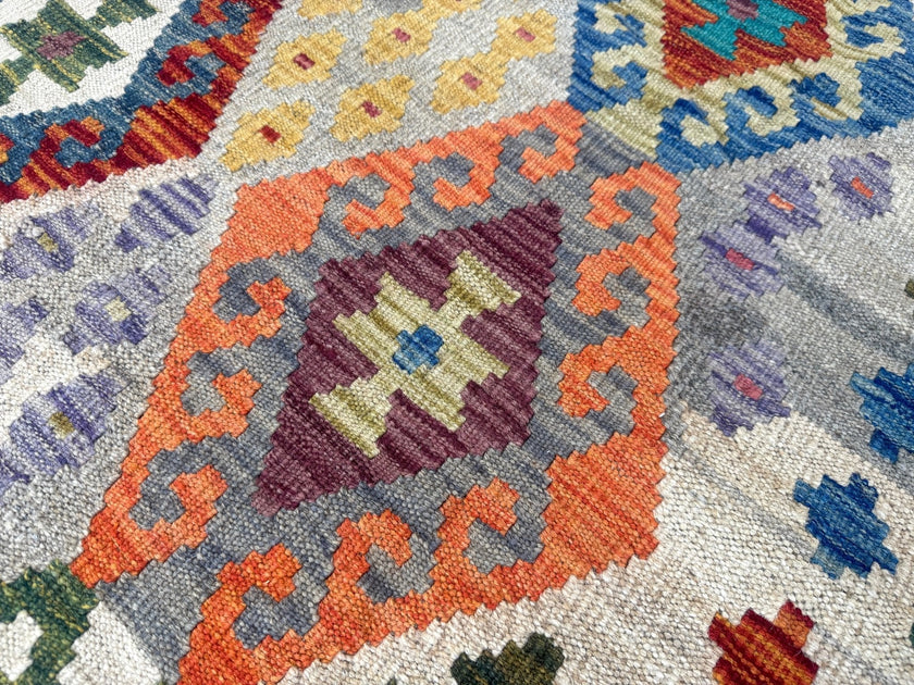 Afghan Maimana Kilim Rug | 7' x 9' 11