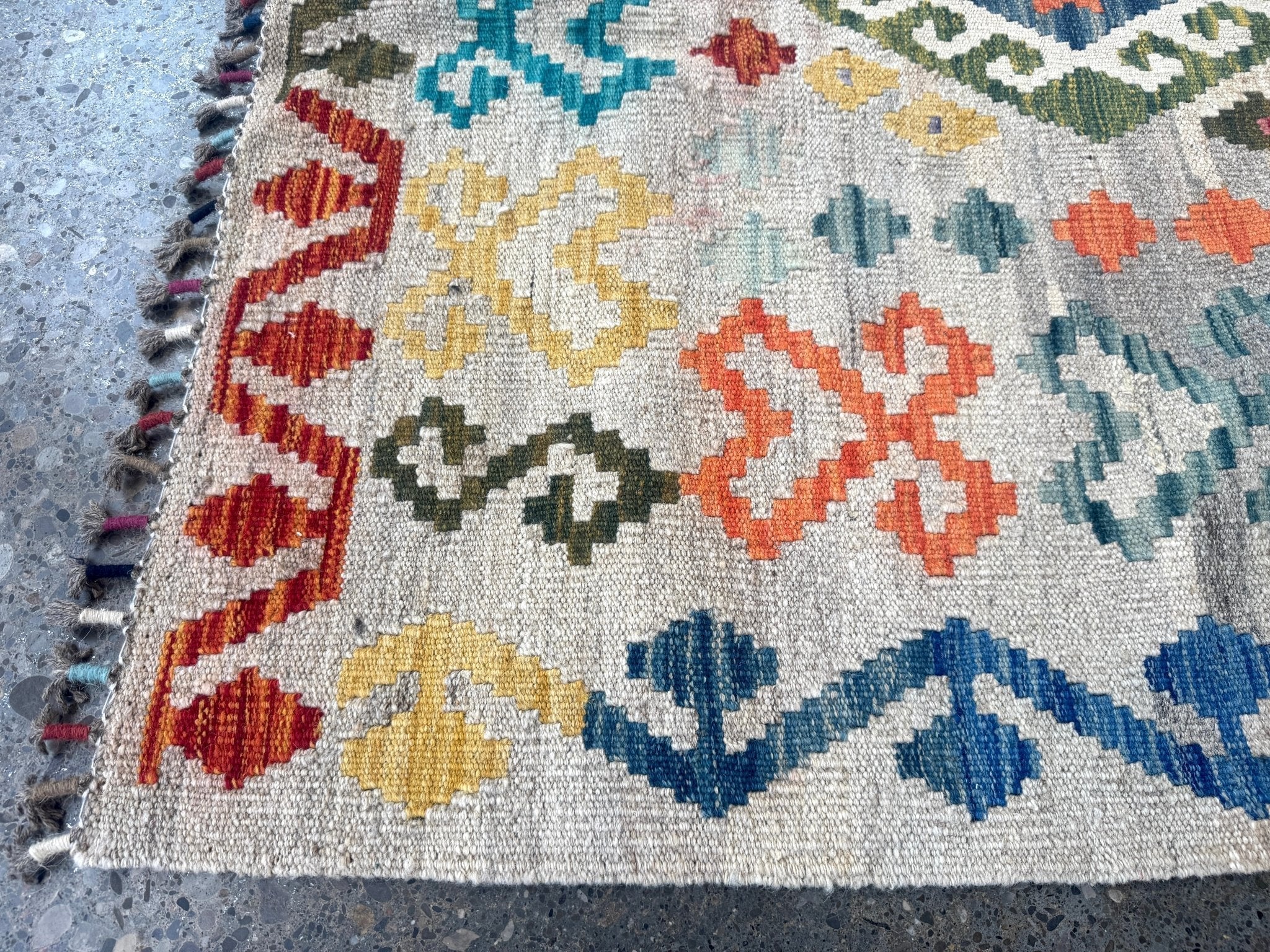 Afghan Maimana Kilim Rug | 7' x 9' 11