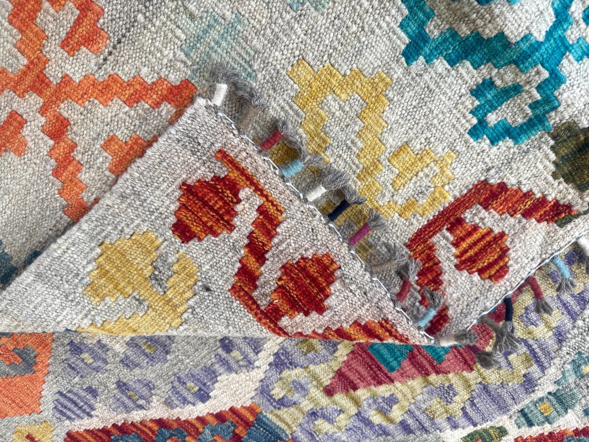 Afghan Maimana Kilim Rug | 7' x 9' 11