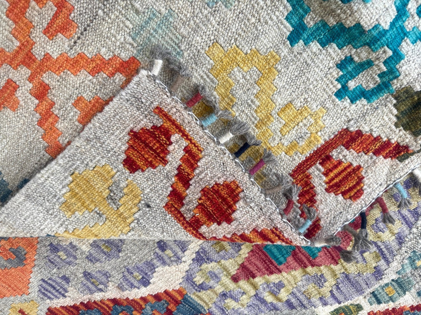 Afghan Maimana Kilim Rug | 7' x 9' 11