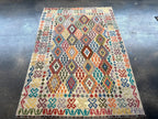 Afghan Maimana Kilim Rug | 7' x 9' 11