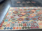 Afghan Maimana Kilim Rug | 7' x 9' 11