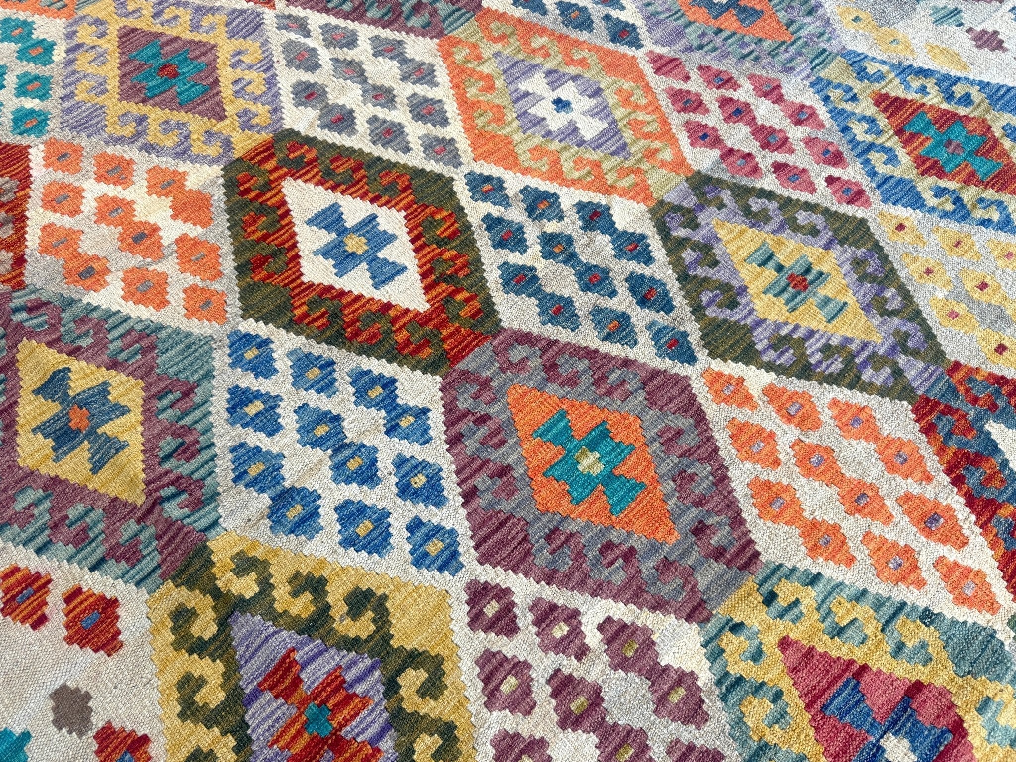 Afghan Maimana Kilim Rug | 7' x 9' 11