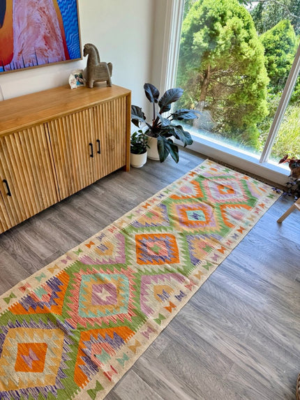 Afghan Maimana Kilim Runner | 2' 10
