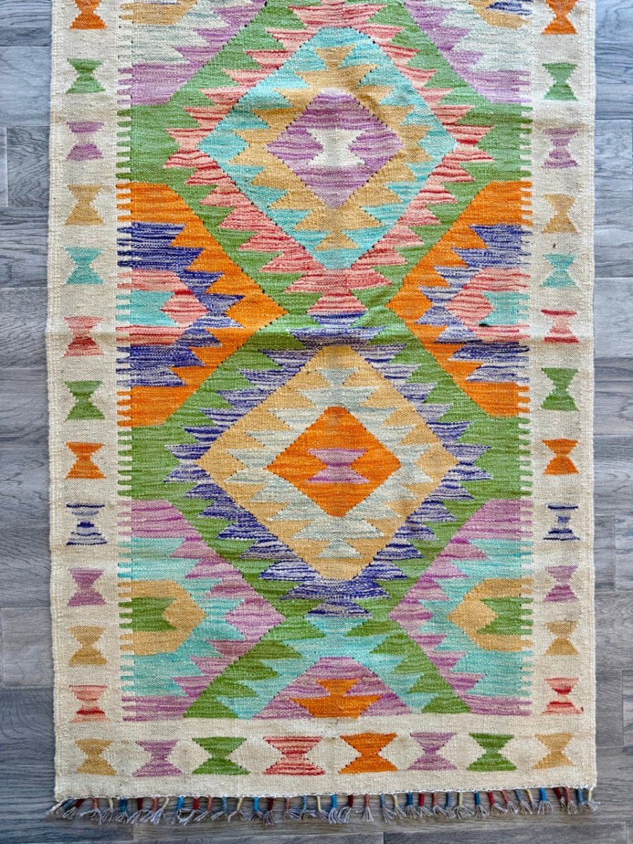 Afghan Maimana Kilim Runner | 2' 10