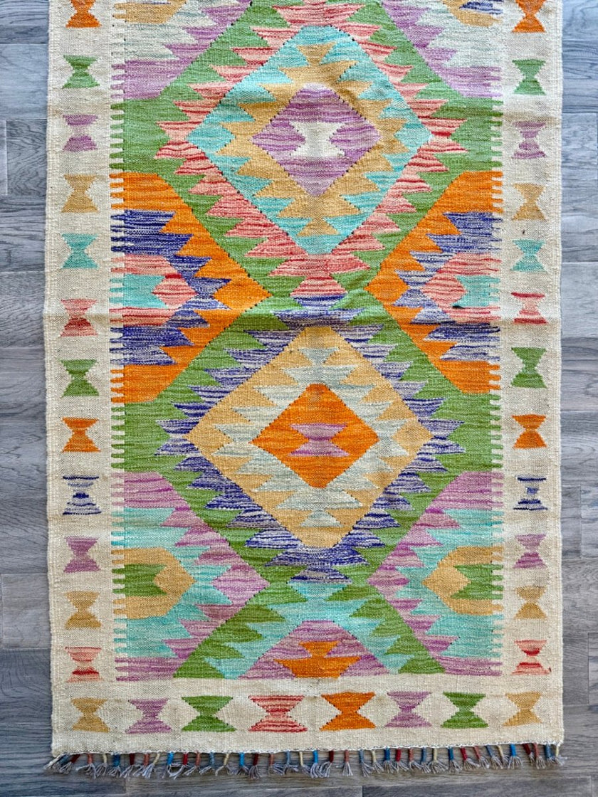 Afghan Maimana Kilim Runner | 2' 10