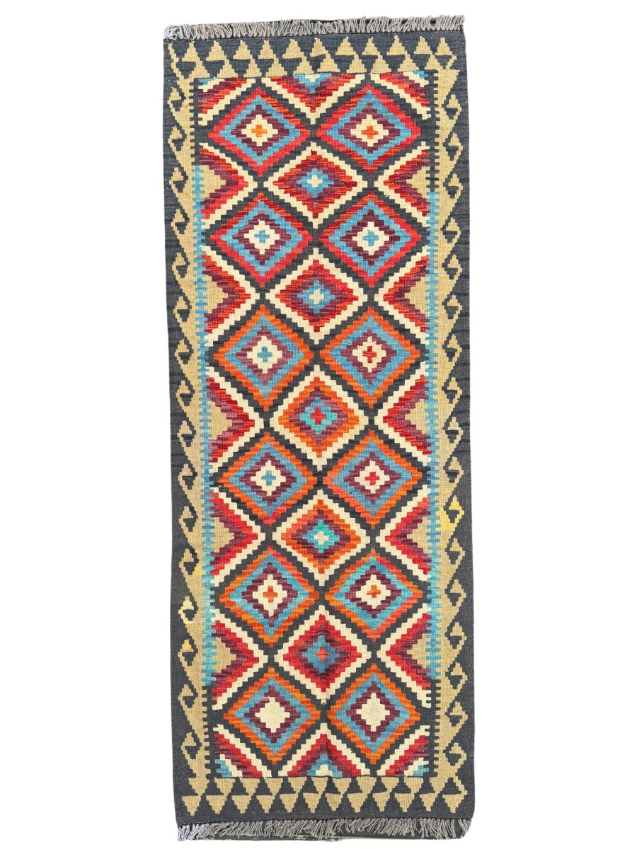 Afghan Maimana Kilim Runner | 2' 7