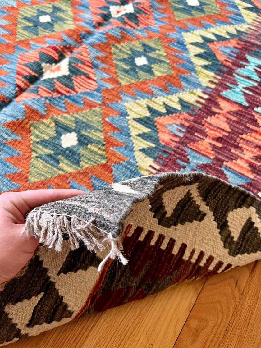 Afghan Maimana Kilim Rug | 6' 5