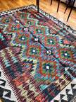 Afghan Maimana Kilim Rug | 6' 5