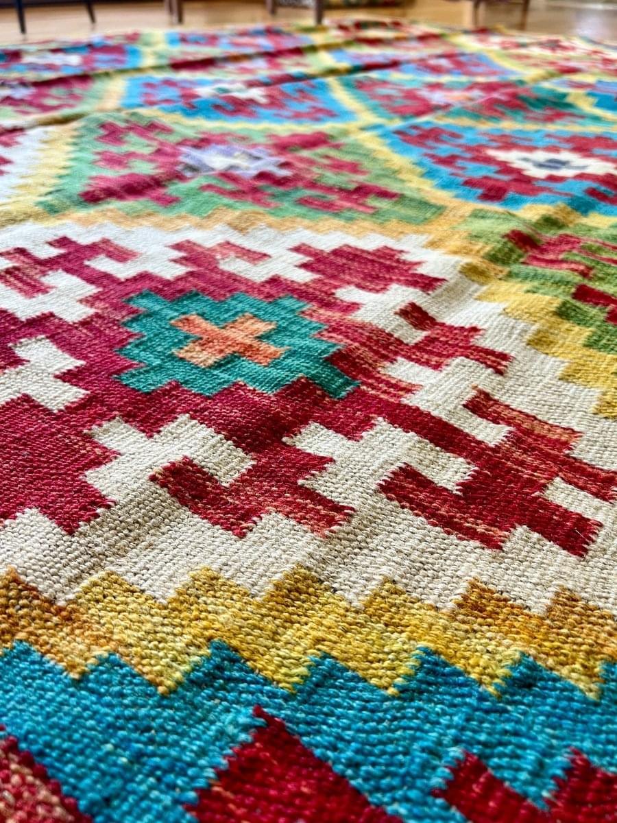 Afghan Maymana Kilim Rug | 8' x 5' 9