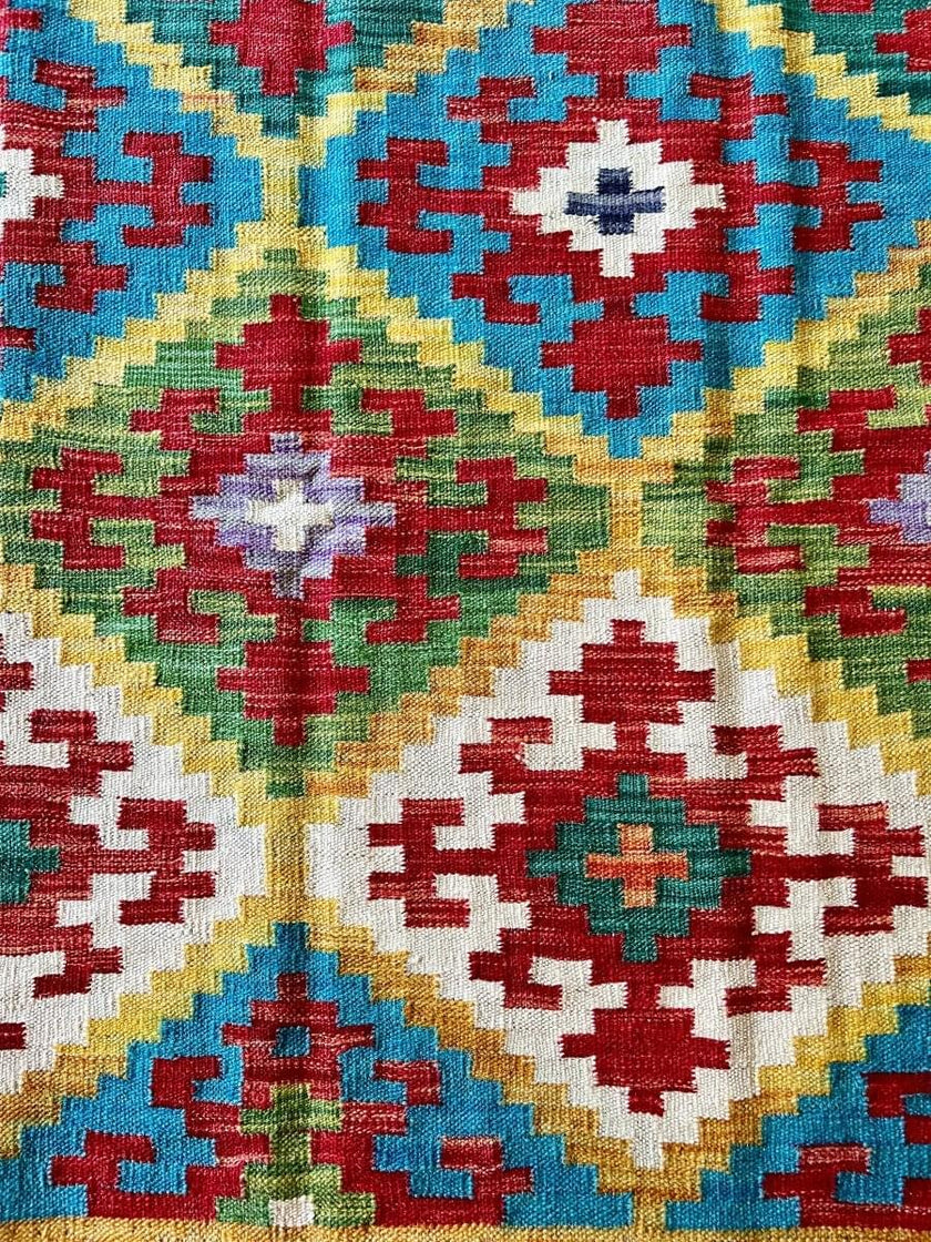 Afghan Maymana Kilim Rug | 8' x 5' 9