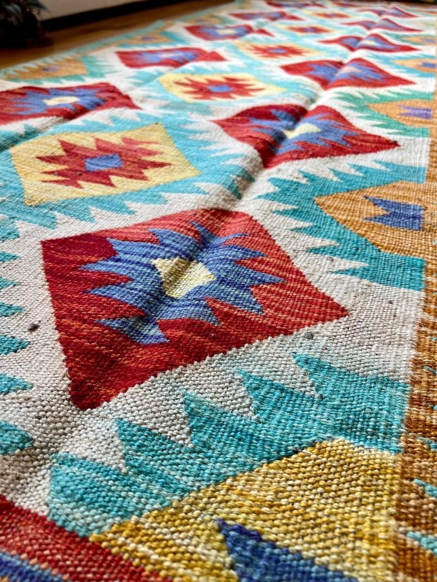 Afghan Maymana Kilim Runner | 8' 2