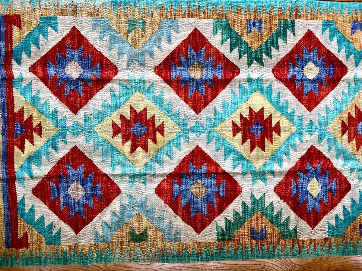 Afghan Maymana Kilim Runner | 8' 2