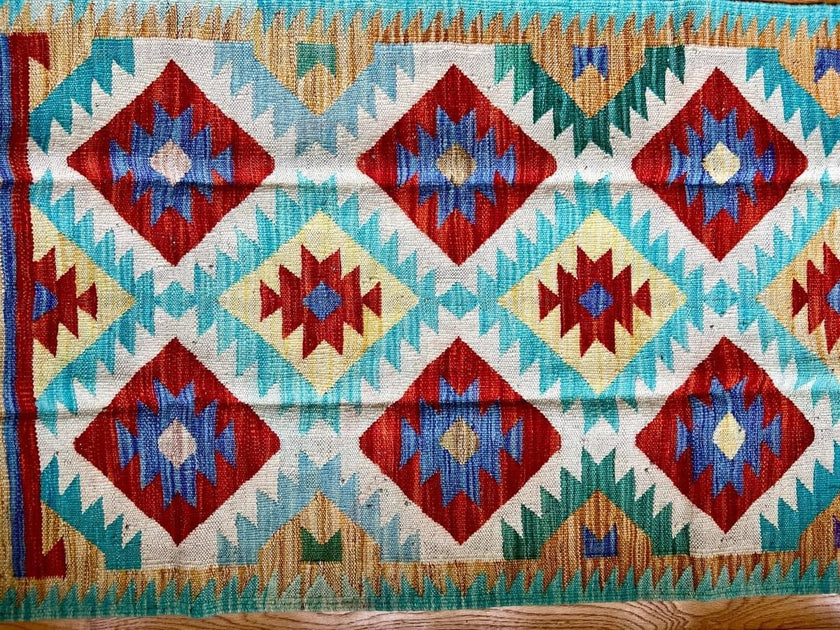 Afghan Maymana Kilim Runner | 8' 2
