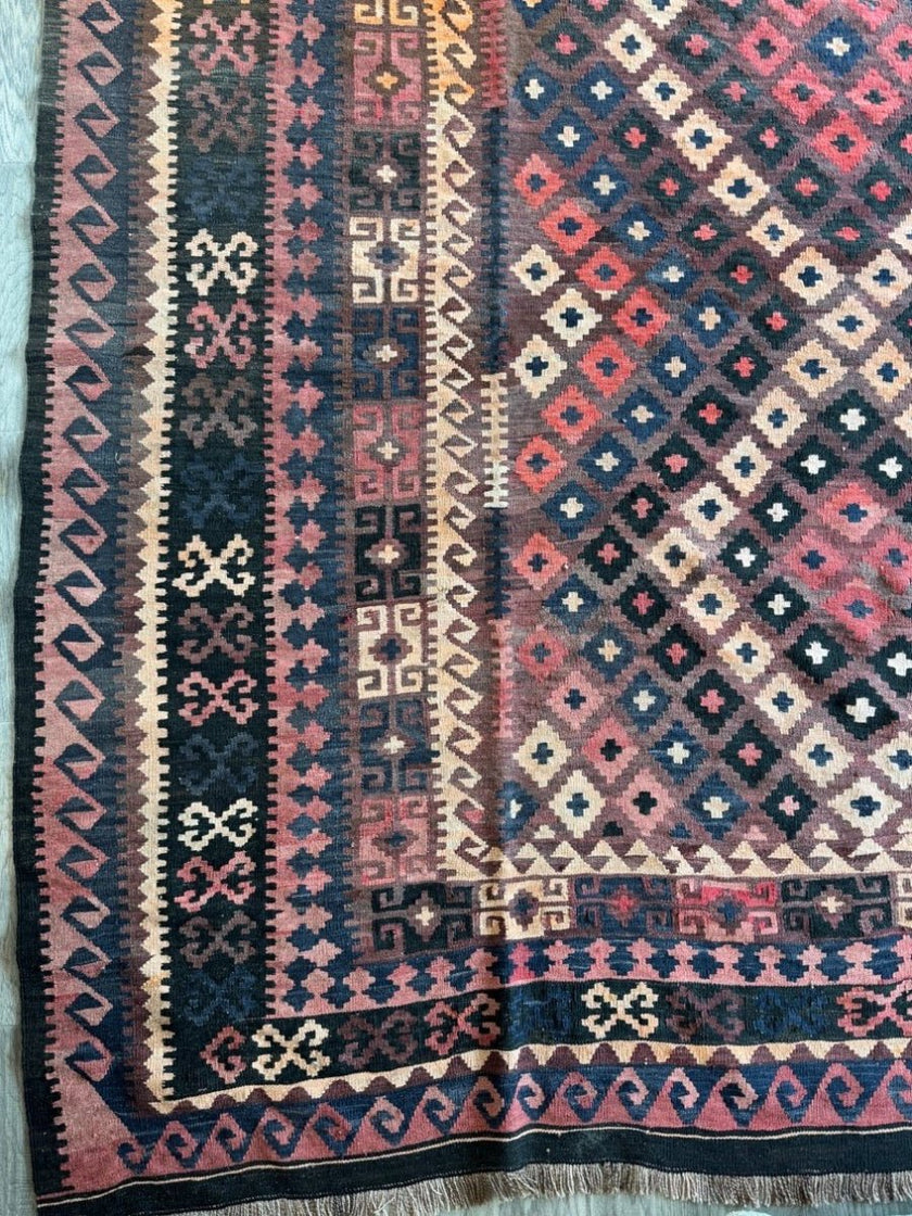 Afghan Uzbek Kilim Rug | 7' 10