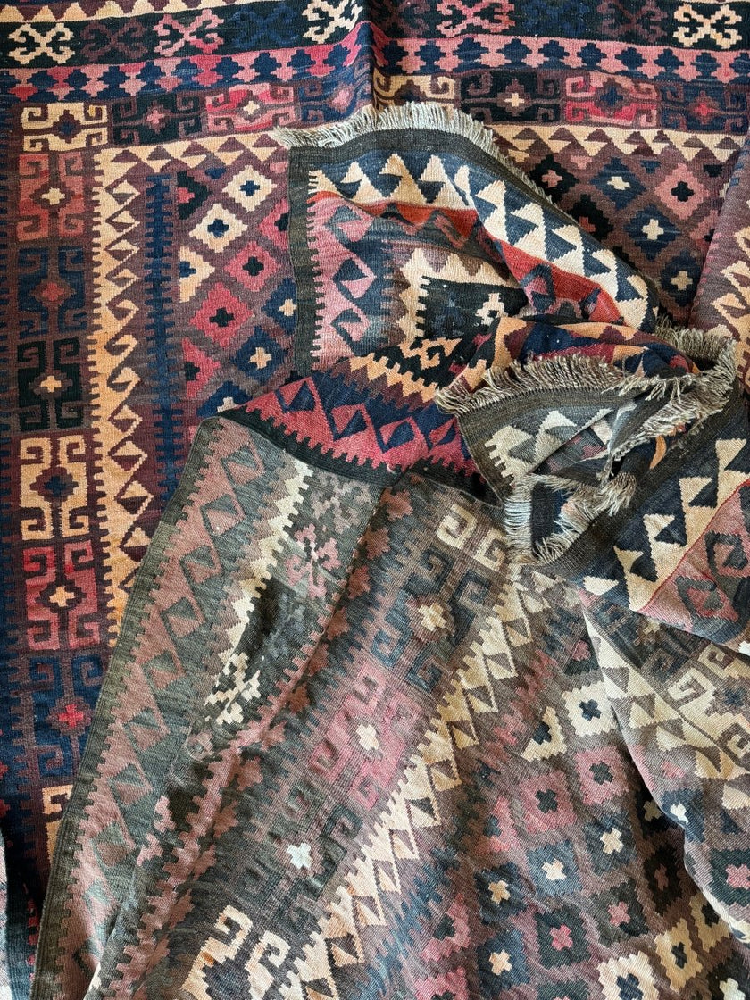 Afghan Uzbek Kilim Rug | 7' 10